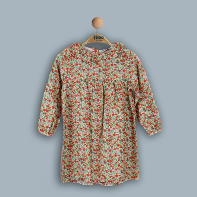 KIZ 2-5 YAŞ ÇİÇEKLİ ELBİSE