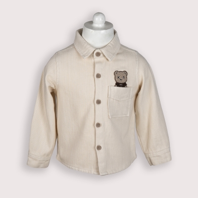 ERKEK 6-24 AY ÜÇ AYI BASKILI GÖMLEK