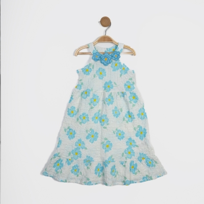 K/K KIZ BOYUNDAN ASKILI ELBİSE