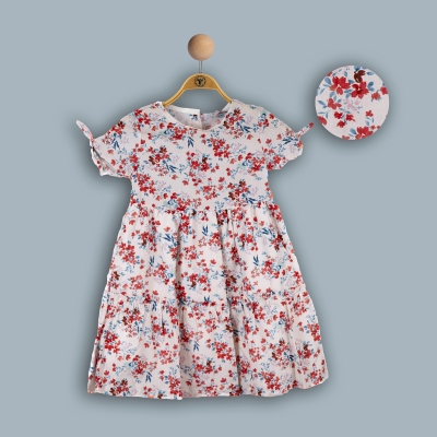 KIZ 6-9 YAŞ ÇİÇEKLİ ELBİSE