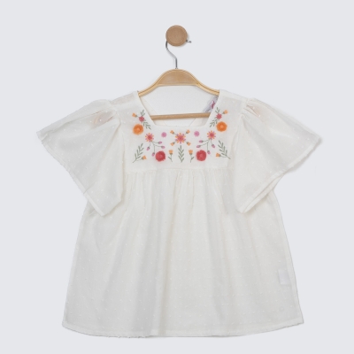 K/K KIZ VOLAN KOLLU BLUZ