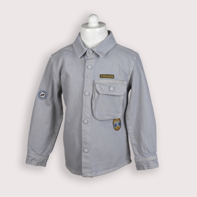 ERKEK 2-5 YAŞ TEK CEPLİ GÖMLEK