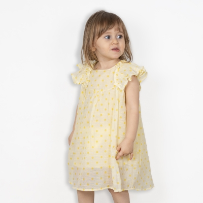 U/K KIZ PUANLI ELBİSE