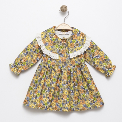 KIZ BEBE YAKA ELBİSE