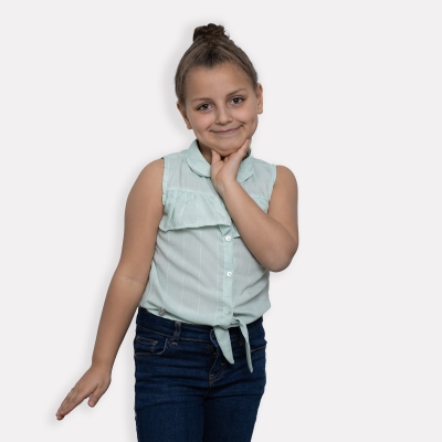 K/K KIZ BAĞLAMALI  BLUZ