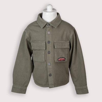 ERKEK 10-13 YAŞ ÇİFT CEP KAPAKLI EAST GÖMLEK