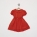 KIZ K/K 2-5 YAŞ BEBE YAKA ÖNÜ GİPELİ ŞİLE BEZİ  ELBİSE